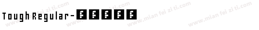 Tough Regular字体转换